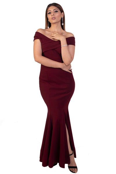 Maroon earrings for deals gown